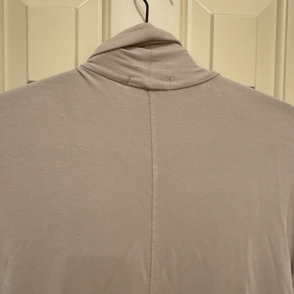 Athleta Women's  Mineral Brown Long Sleeve Canopy Nirvana Wrap Cardigan Sz M - Picture 12 of 15